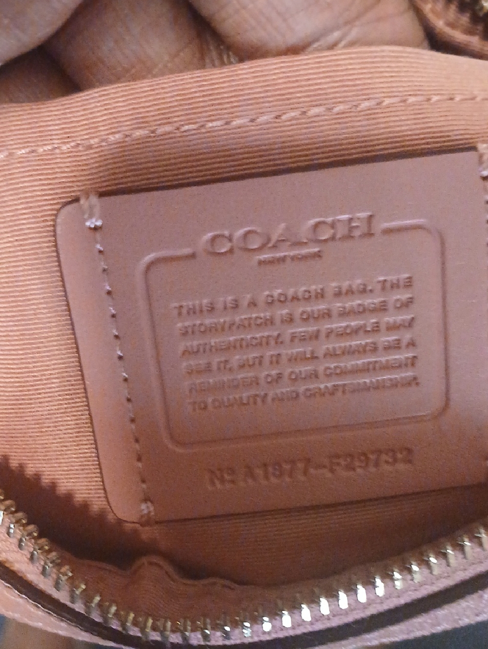 Coach Isla Floral Crossbody with Pink Trim & Floral Accents - Picture 7 of 7